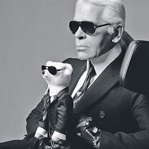 July 2009
Karl Lagerfeld + bear
